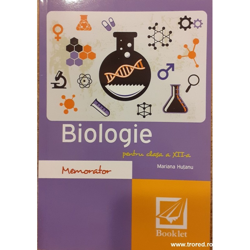 Memorator De Biologie Pentru Clasa A XII A