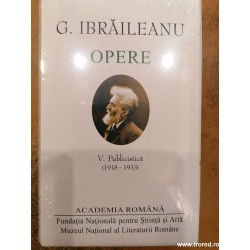 g. ibraileanu - opere V....