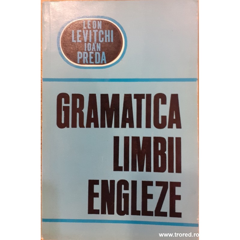 Gramatica limbii engleze