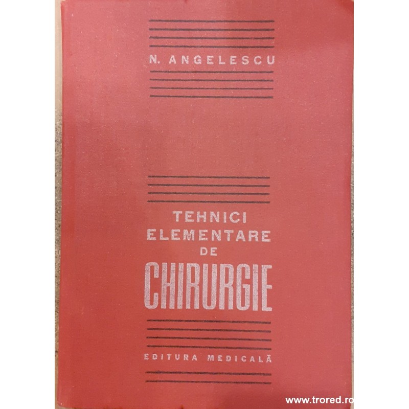 Tehnici elementare de chirurgie