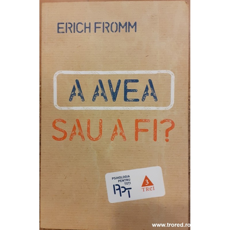 A avea sau a fi?
