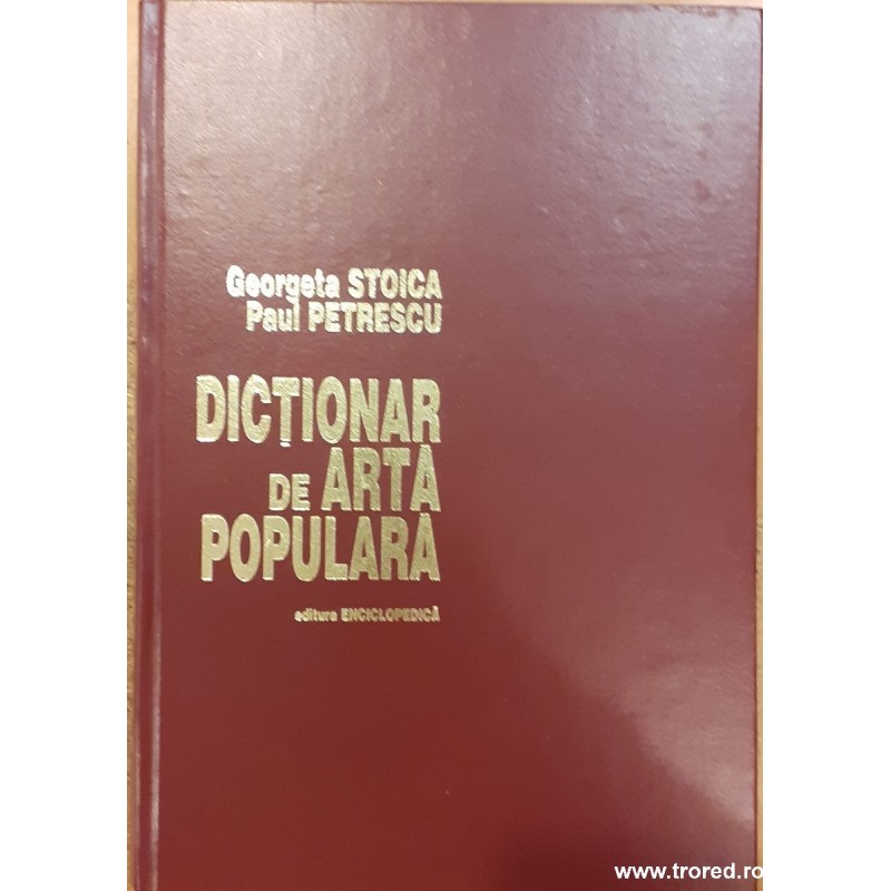 Dictionar de arta populara