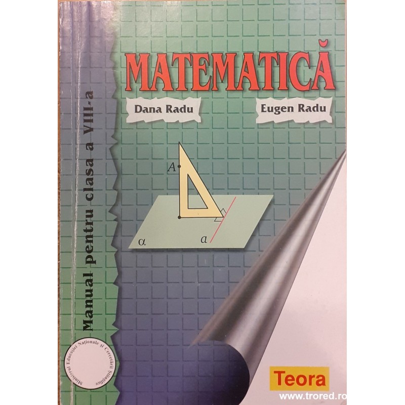 Matematica Manual pentru clasa a VIII-a