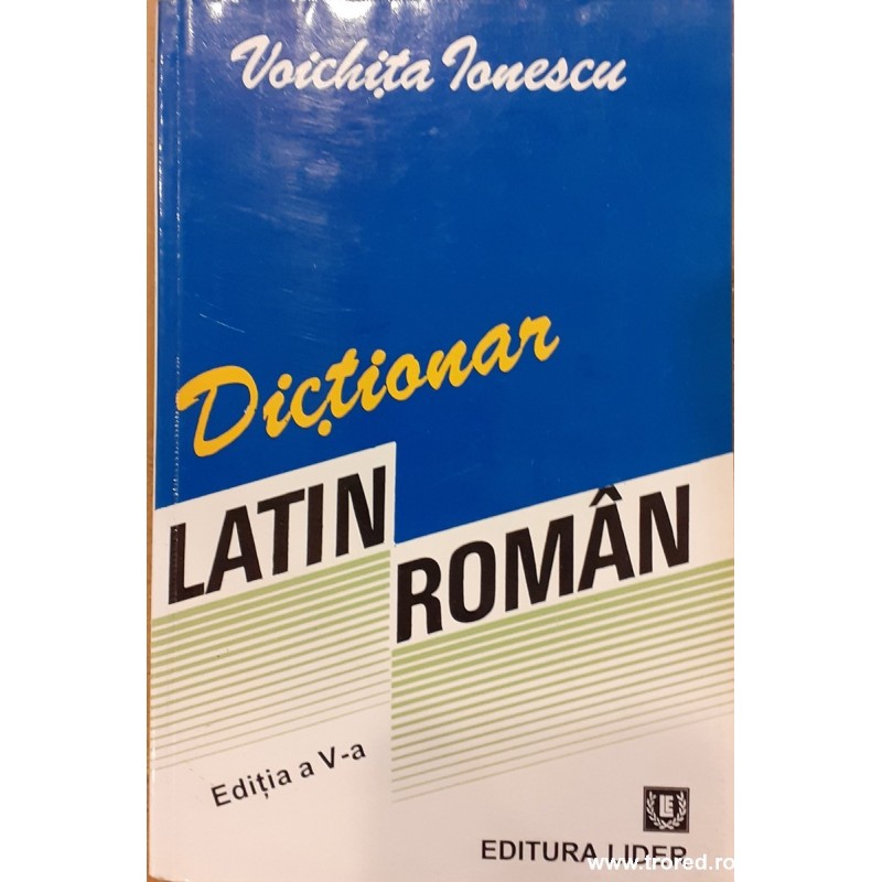 Dictionar latin roman