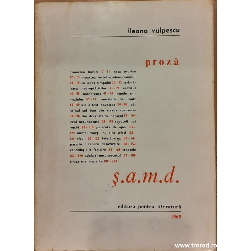 Proza s.a.m.d.