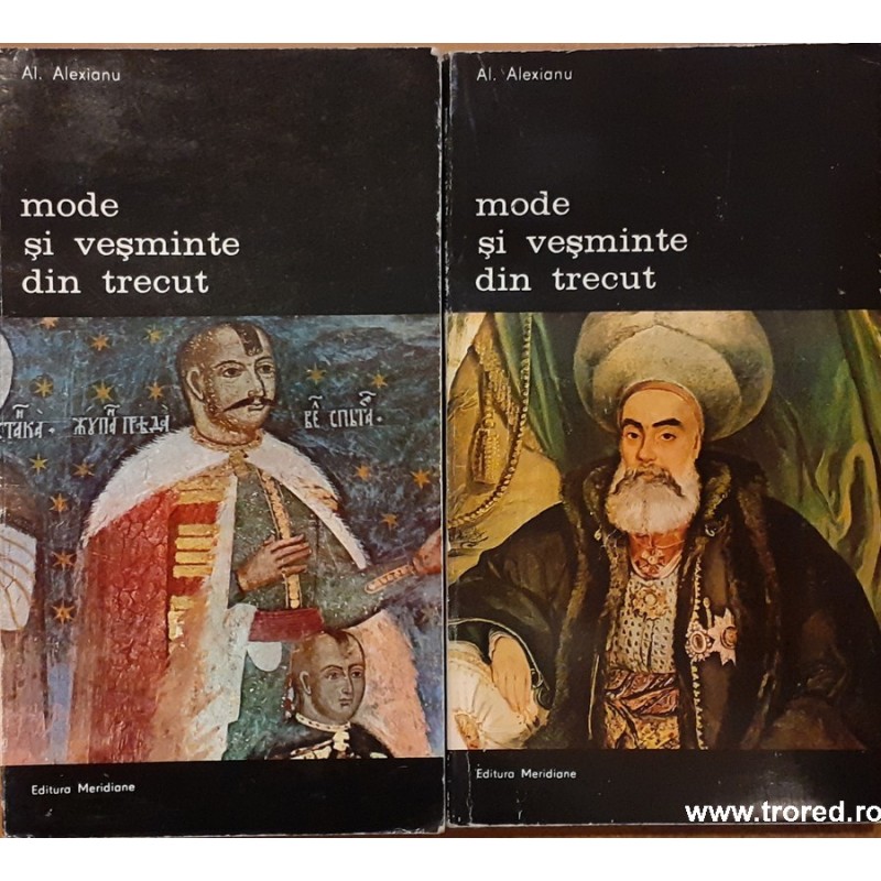Mode si vesminte din trecut 2 volume Biblioteca de arta 452, 453
