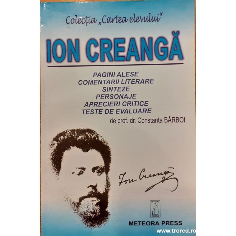Ion Creanga Pagini alese. Comentarii literare