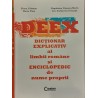 DEEX Dictionar explicativ al limbii romane si enciclopedic de nume proprii