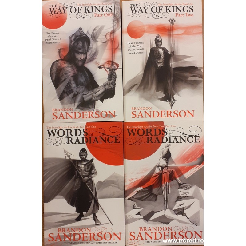 The way of kings vol.1, 2 Words of radiance vol.1, 2 Seria The stormlight archive