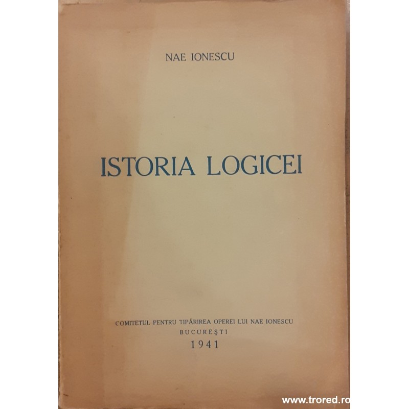 Istoria logicei al doilea curs 1929-1930
