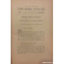 Convorbiri literare Anul XXIII 12 numere Aprilie 1889 - Martie 1890