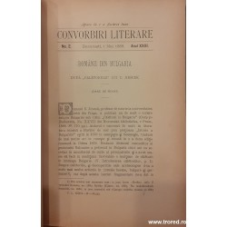 Convorbiri literare Anul XXIII 12 numere Aprilie 1889 - Martie 1890