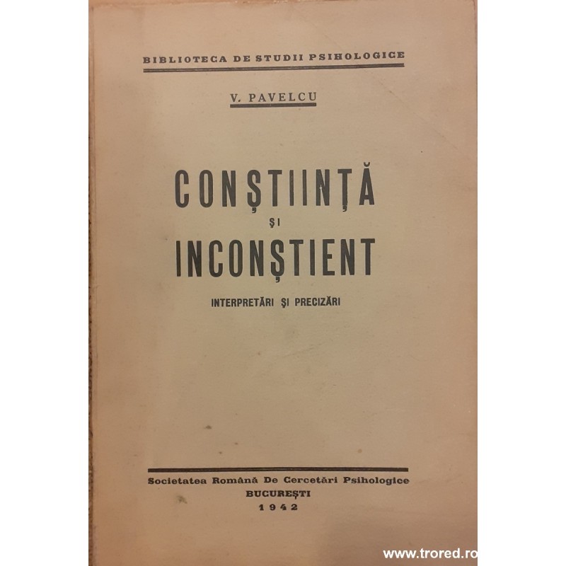 Constiinta si inconstient Interpretari si precizari