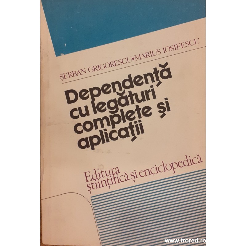 Dependenta cu legaturi complete si aplicatii