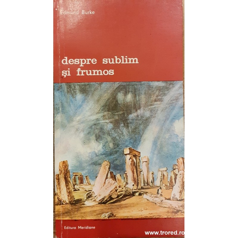 Despre sublim si frumos Edmund Burke