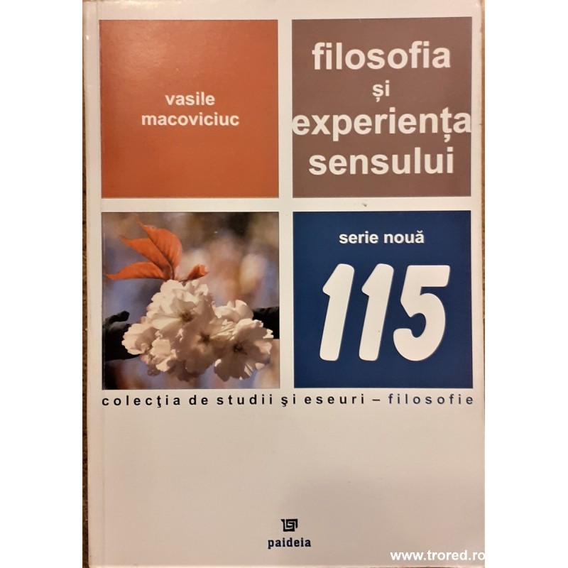 Filosofia si experienta sensului