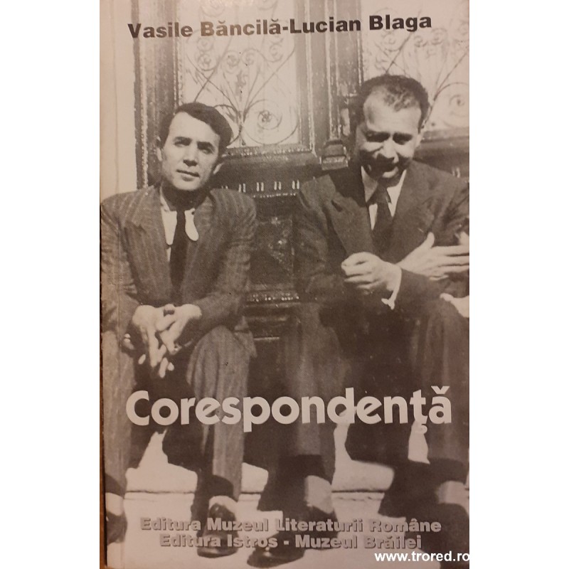 Corespondenta Vasile Bancila, Lucian Blaga