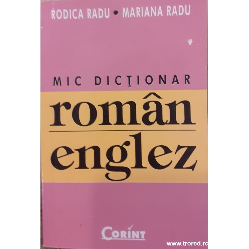 Mic dictionar roman englez