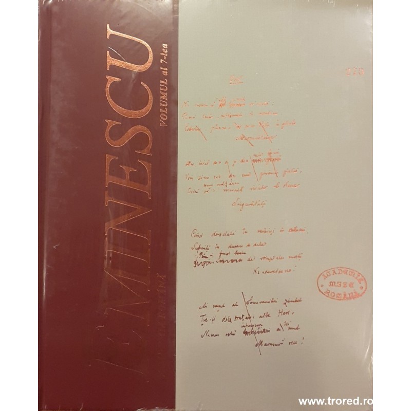 Manuscrisele Mihai Eminescu volumul a 7-lea