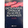Dictionarul operelor filozofice romanesti