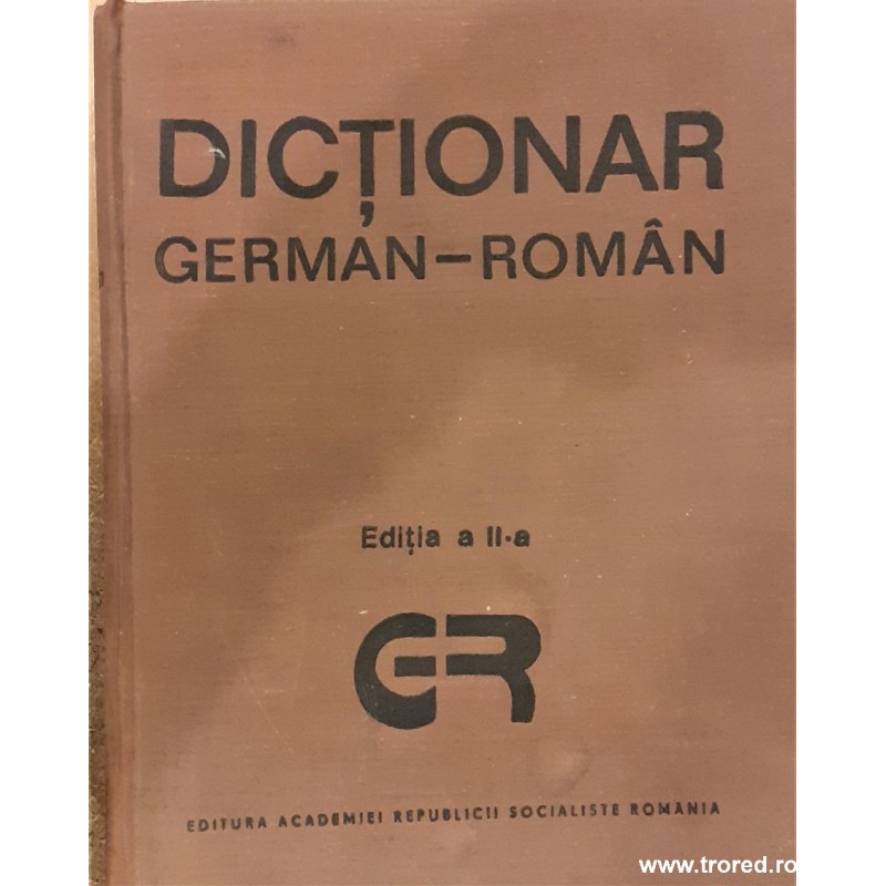 Dictionar german roman