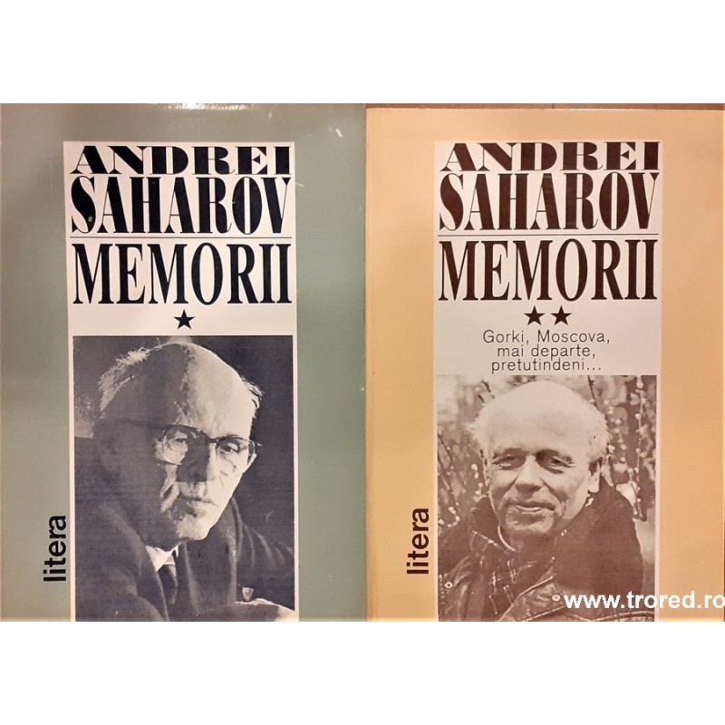 Memorii Andrei Saharov 2 volume