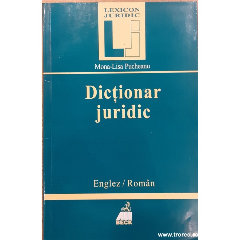 Dictionar juridic englez roman