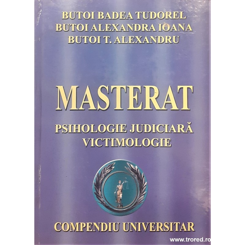 Masterat Psihologie judiciara victimologie Compendiu universitar