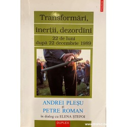 Transformari, inertii, dezordini 22 de luni dupa 22 decembrie 1989 Andrei Plesu si Petre Roman in dialog cu Elena Stefoi