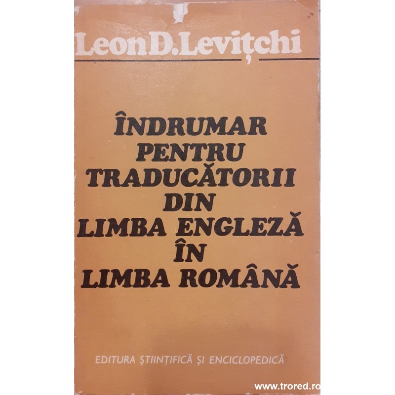 Indrumar pentru traducatorii din limba engleza in limba romana