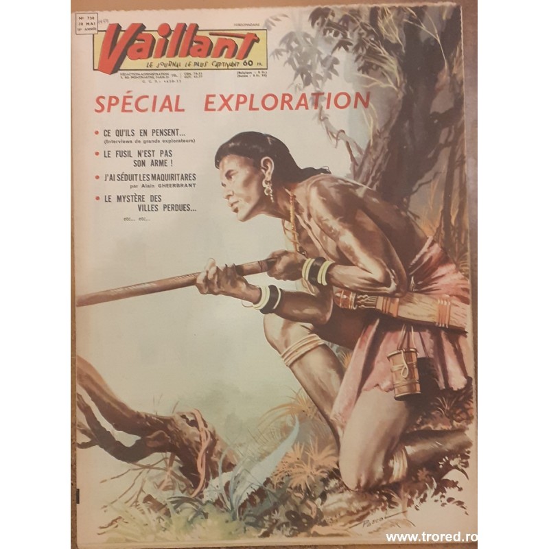 Revista Vaillant Le journal le plus captivant nr. 730 mai 1959