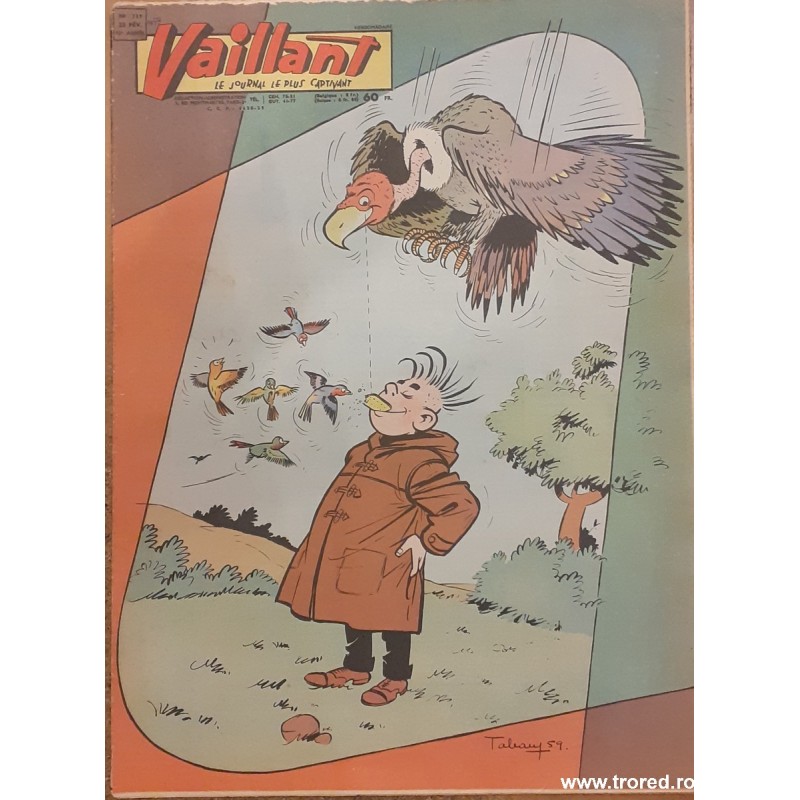 Revista Vaillant Le journal le plus captivant nr. 719 februarie 1959