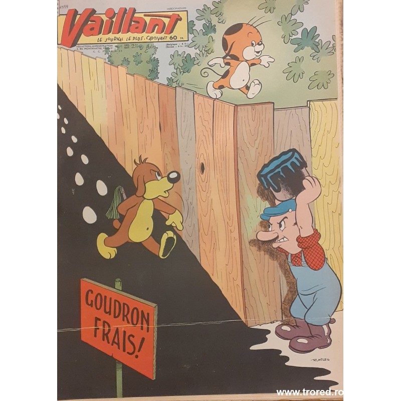 Revista Vaillant Le journal le plus captivant nr. 722 martie 1959