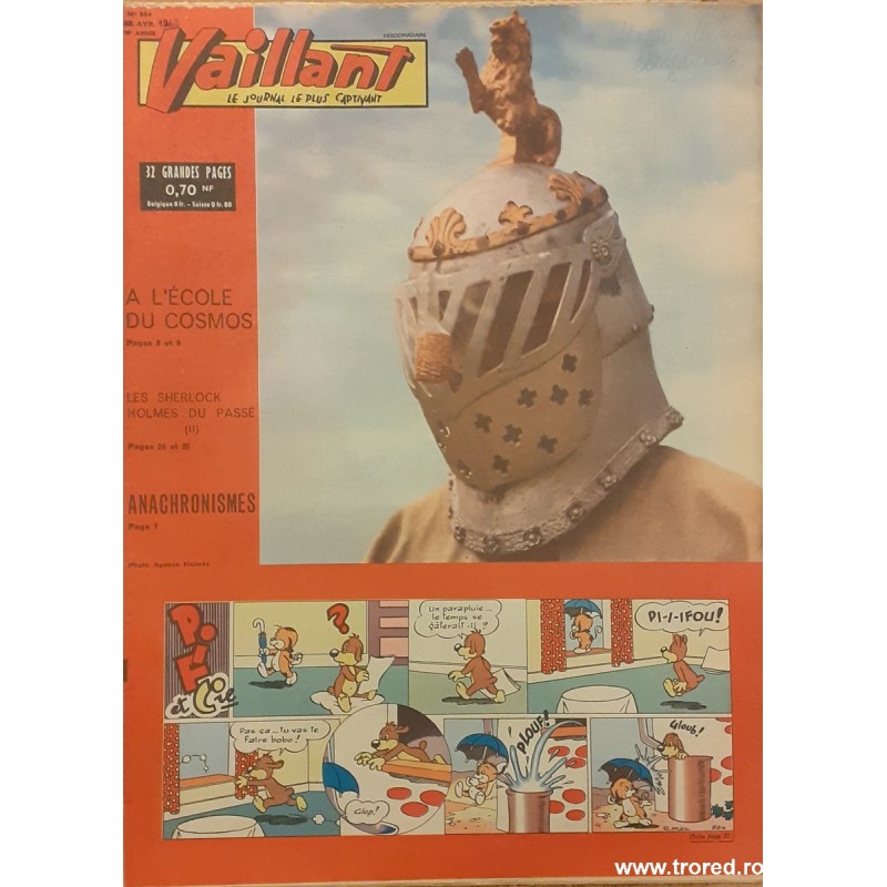 Revista Vaillant Le journal le plus captivant Nr. 884 aprilie 1962