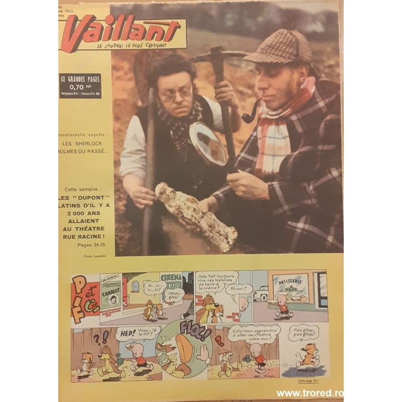 Revista Vaillant Le journal le plus captivant Nr. 883 aprilie 1962