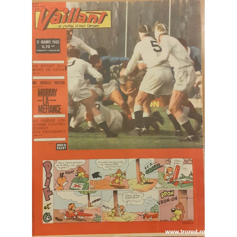 Revista Vaillant Le journal le plus captivant Nr. 887 mai 1962