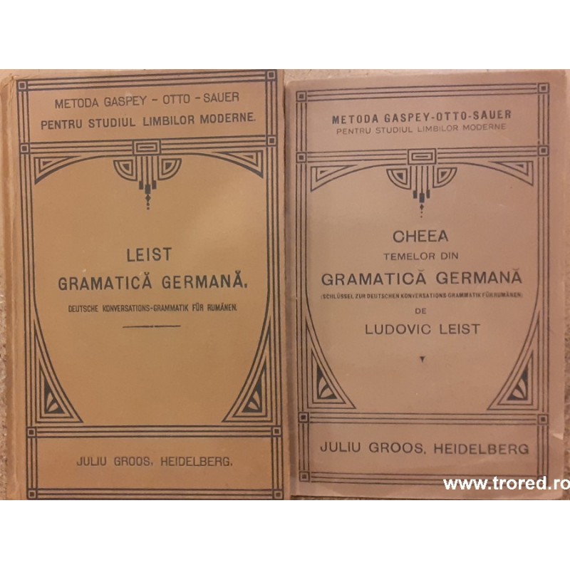 Leist Gramatica germana / Cheia temelor din gramatica germana