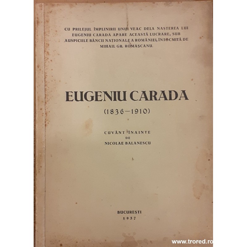 Eugeniu Carada (1836-1910)