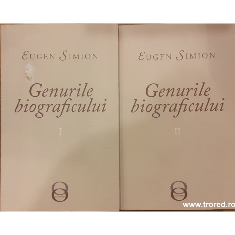 Genurile biograficului 2 volume