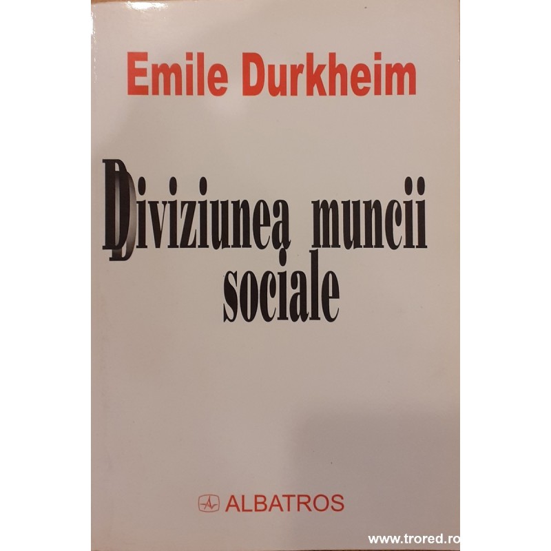 Diviziunea muncii sociale