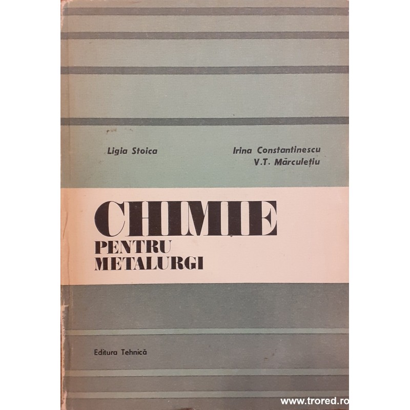 Chimie pentru metalurgi