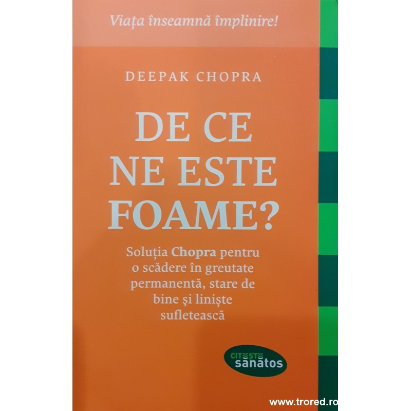De ce ne este foame?