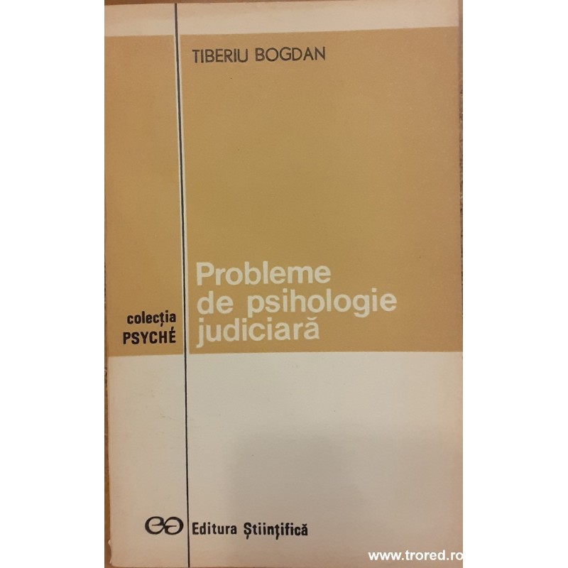 Probleme de psihologie judiciara