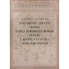 Documente straine despre lupta poporului roman pentru faurirea statului national unitar