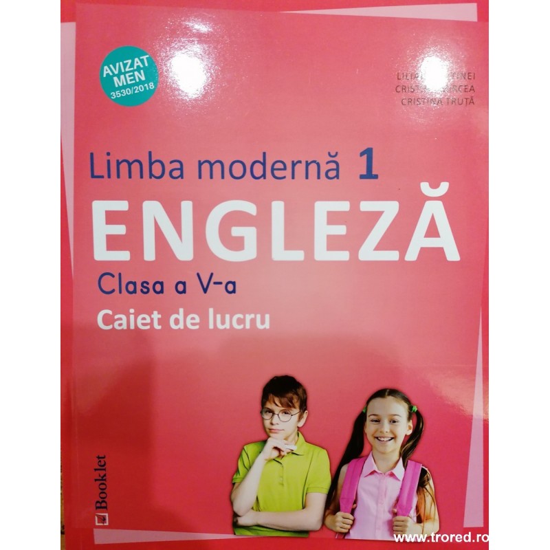 Limba moderna engleza clasa a V-a caiet de lucru