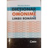 Dictionar de omonime al limbii romane