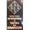 Aforismele si textele lui Brancusi