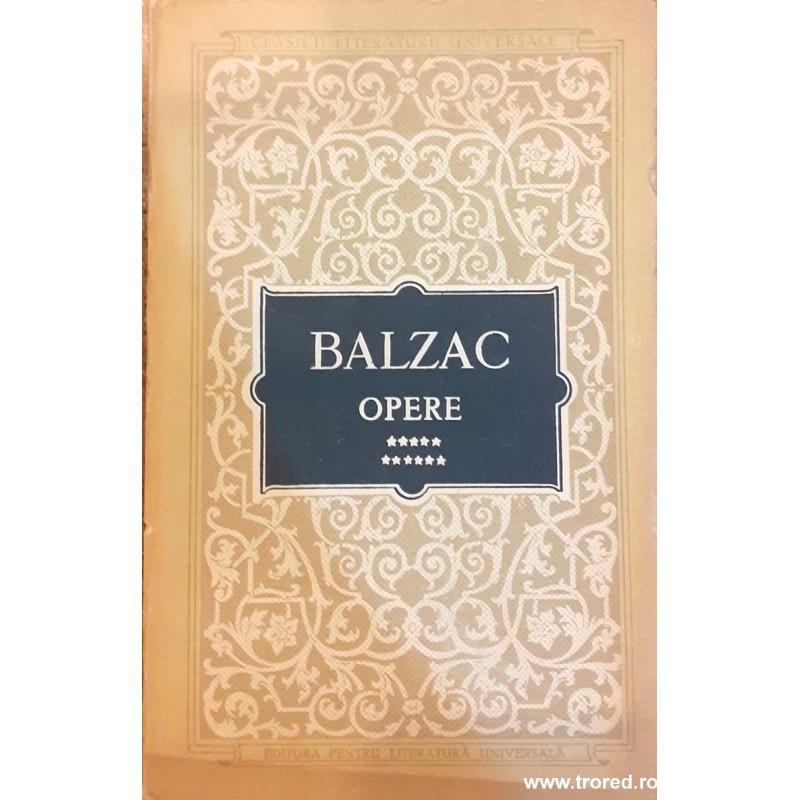 Opere volumul 11 Balzac