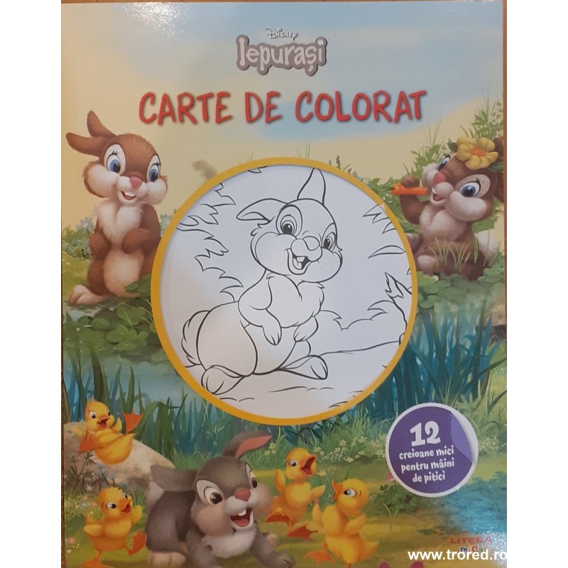 Iepurasi Carte de colorat