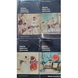 Istoria teatrului universal 4 volume Biblioteca de arta 46, 47, 48, 49